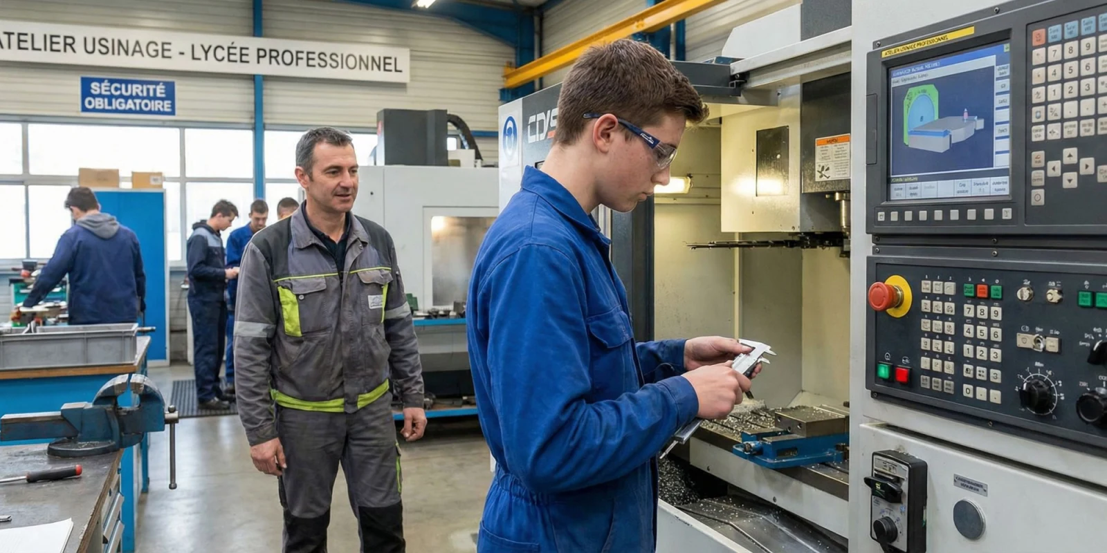 Usinage sur machines CNC à l'école étapes pour progresser vite Usinage sur machines CNC à l'école étapes pour progresser vite