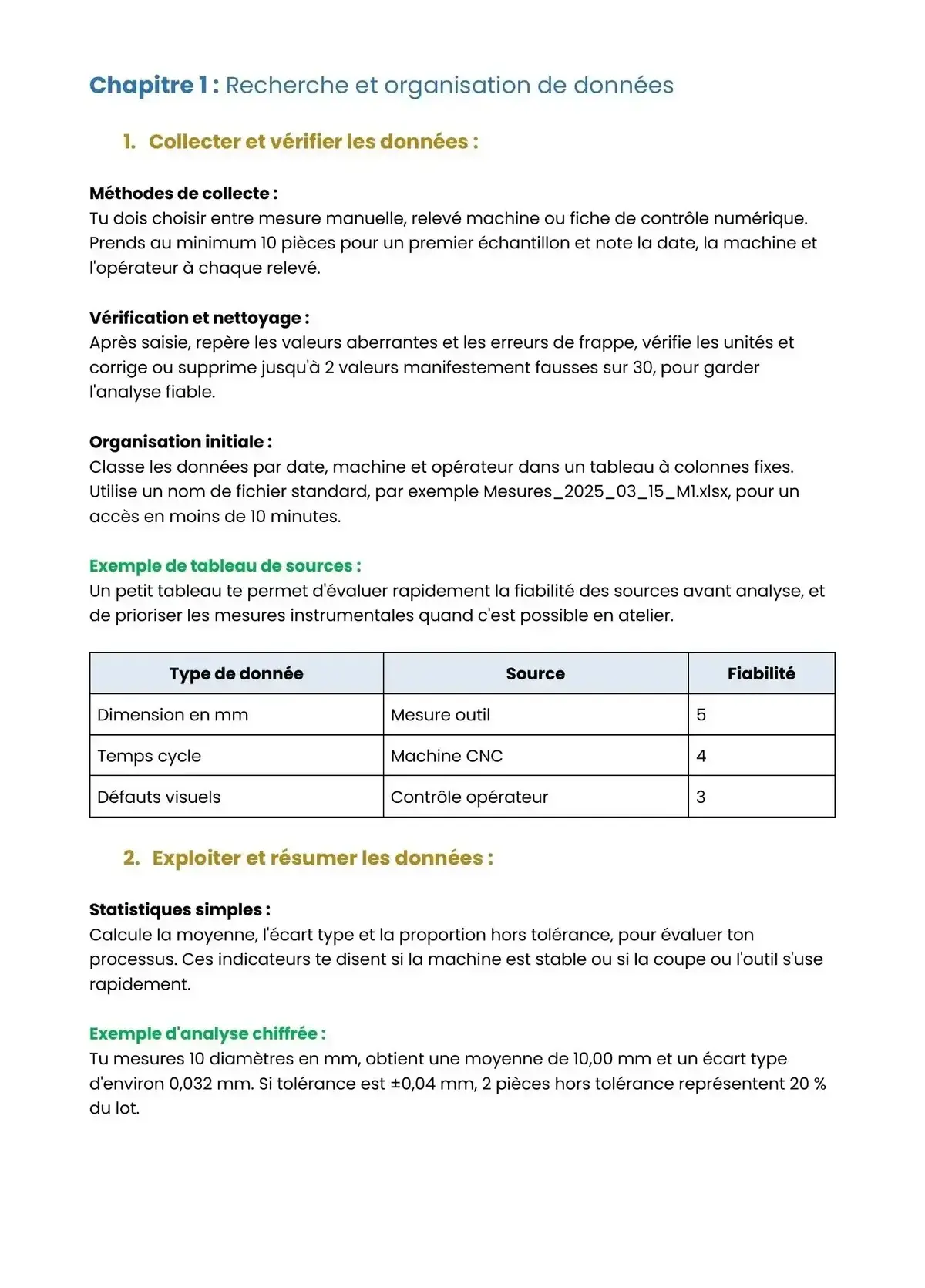Example Fiche de Révision Bac Pro TRPM